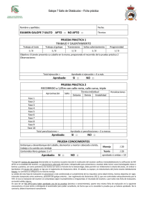 Examen Galope 7 Salto: Ficha de Evaluación Ecuestre