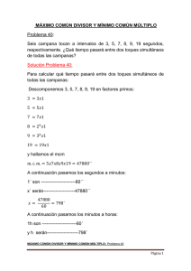 SOLUCIÓN MCD y MCM 40 - Problemas de Matemáticas Resueltos