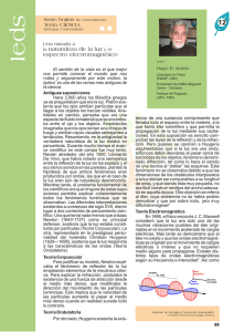 La naturaleza de la luz y el espectro electromagnético