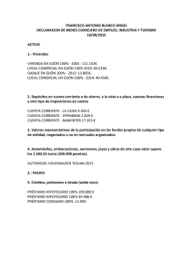 FRANCISCO ANTONIO BLANCO ÁNGEL DECLARACION DE