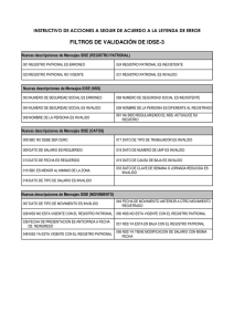 Instructivo IDSE-3: Acciones ante errores en registros IMSS