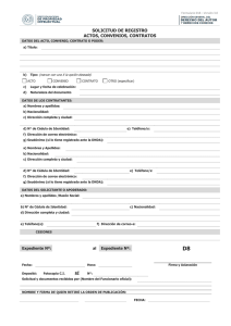 solicitud de registro actos, convenios, contratos