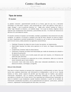 El resumen