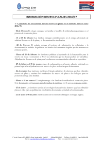 Calendario Reserva Plaza IES 16-17