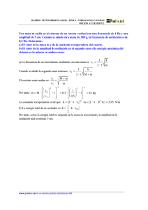Ejercicio Resuelto: Vibraciones y Ondas - Física LOGSE