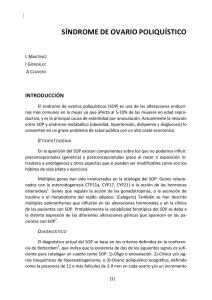 SÍNDROME DE OVARIO POLIQUÍSTICO
