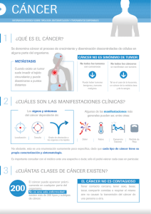 Que es el cancer · Infografías para la comunidad