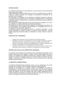 INTRODUCCIÓN OBJETIVO DEL CONGRESO SISTEMA DE