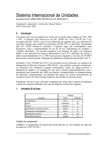 Sistema Internacional de Unidades (material informativo)