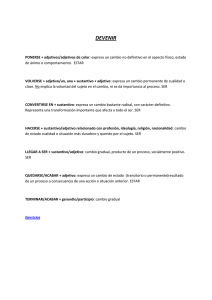 Verbos de cambio