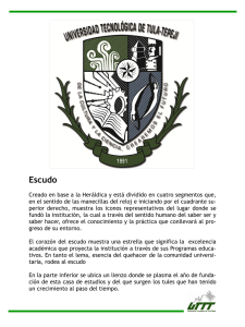Creado en base a la Heráldica y está dividido en cuatro segmentos