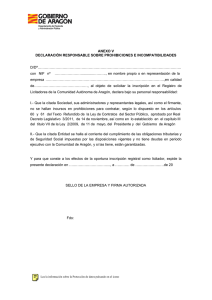 anexo v - Gobierno de Aragón