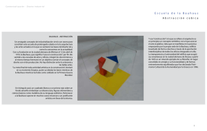 Escuela de la Bauhaus Abstracción cúbica