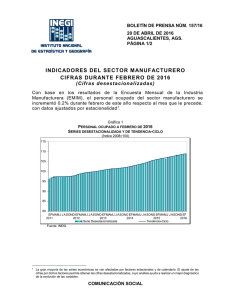 Sector Manufacturero