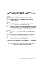 Hoja de Requisitos