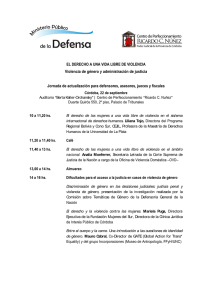 EL DERECHO A UNA VIDA LIBRE DE