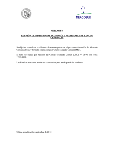 Reunión de Ministros de Economía y Presidentes de Bancos