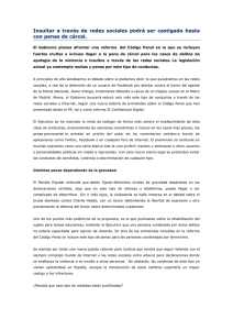Insultar a través de redes sociales podrá ser castigado hasta con