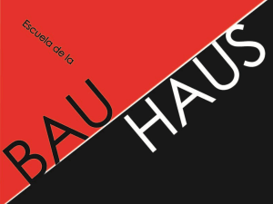 la escuela de la bauhaus