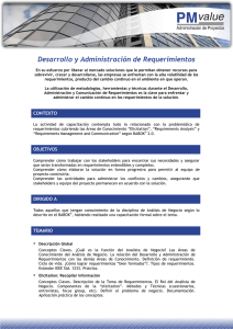 Desarrollo y Administracion de Requerimientos