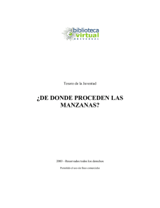 ¿de donde proceden las manzanas?