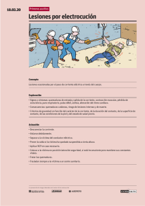 Lesiones por electrocución