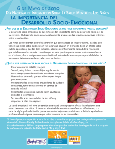 la importancia del desarrollo socio-emocional