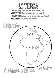 Capas de la Tierra: Hoja de Trabajo para Primaria