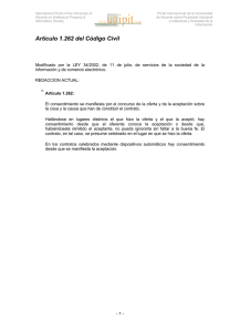 Articulo 1.262 del Código Civil