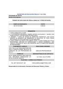 Duplicado de Cédula