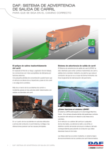 DAF: SiStemA De ADvertenciA De SAliDA De cArril