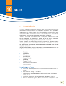 a) Antecedentes Generales El entorno en que se desenvuelve el