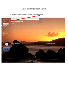 añade nuestra dirección a gmail