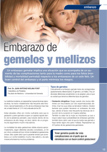 Embarazo de gemelos y mellizos