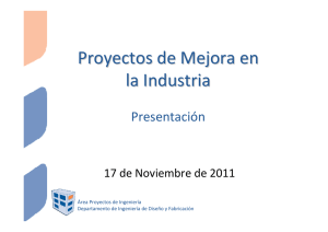 Proyectos de Mejora en la Industria