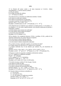 MOL 1# La fórmula del azúcar común o de mesa