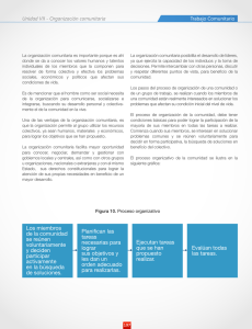 Organización Comunitaria: Proceso y Beneficios