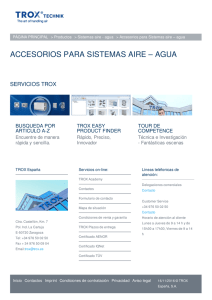 accesorios para sistemas aire – agua