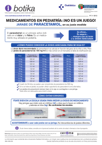 Paracetamol en pediatría