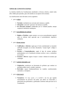 TIPOS DE CONSTITUCIONES