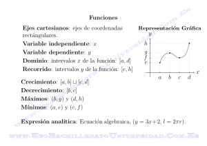 Funciones - ESO Bachillerato Universidad