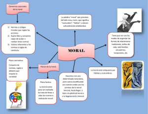 La palabra “moral” que proviene del latín mos, moris, que significa