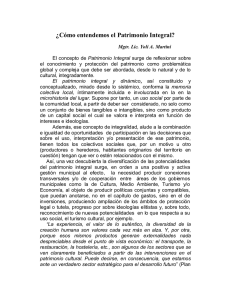 Patrimonio integral como
