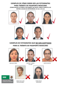EJEMPLOS DE CÓMO DEBEN SER LAS FOTOGRAFÍAS PARA