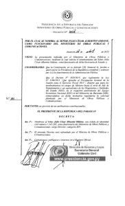 por el cual se nombra al señor julio césar albert/ni oddone, como