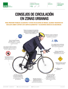 consejos de circulación en zonas urbanas