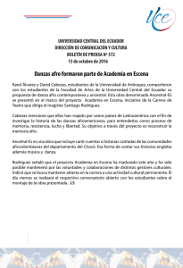 Danzas afro formaron parte de Academia en Escena