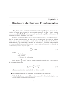 Dinámica de fluidos: Fundamentos