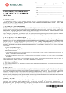 consentimiento informado lasik miopía y