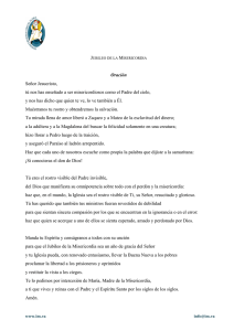 Oración Señor Jesucristo, tú nos has enseñado a ser